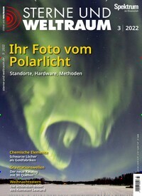 Titelbild der Ausgabe 3/2022 von Sterne und Weltraum. Diese Zeitschrift und viele weitere Reisemagazine, Freizeitmagazine und Wissensmagazine als Abo oder epaper bei United Kiosk online kaufen.