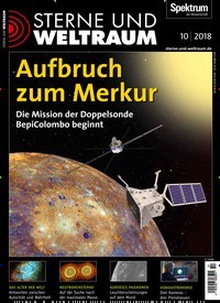 Titelbild der Ausgabe 10/2018 von Sterne und Weltraum. Diese Zeitschrift und viele weitere Reisemagazine, Freizeitmagazine und Wissensmagazine als Abo oder epaper bei United Kiosk online kaufen.