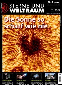 Titelbild der Ausgabe 11/2021 von Sterne und Weltraum. Diese Zeitschrift und viele weitere Reisemagazine, Freizeitmagazine und Wissensmagazine als Abo oder epaper bei United Kiosk online kaufen.