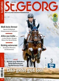 Titelbild der Ausgabe 60/2022 von St.Georg. Diese Zeitschrift und viele weitere Sportmagazine als Abo oder epaper bei United Kiosk online kaufen.
