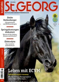 Titelbild der Ausgabe 60/2023 von St.GEORG. Diese Zeitschrift und viele weitere Sportmagazine als Abo oder epaper bei United Kiosk online kaufen.