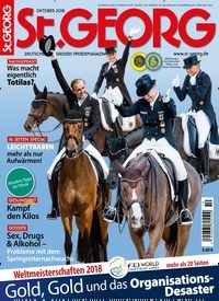 Titelbild der Ausgabe 100/2018 von St.Georg. Diese Zeitschrift und viele weitere Sportmagazine als Abo oder epaper bei United Kiosk online kaufen.