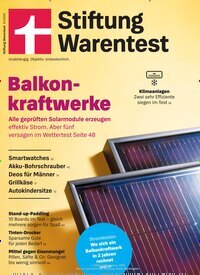 Titelbild der Ausgabe 6/2025 von Stiftung Warentest. Diese Zeitschrift und viele weitere Wirtschaftsmagazine und Politikmagazine als Abo oder epaper bei United Kiosk online kaufen.