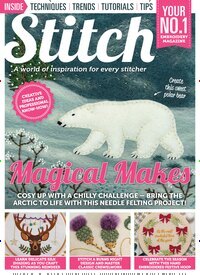 Titelbild der Ausgabe 6/2025 von Stitch. Diese Zeitschrift und viele weitere Modemagazine und DIY-Magazine als Abo oder epaper bei United Kiosk online kaufen.