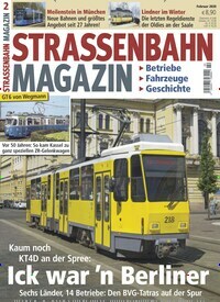 Titelbild der Ausgabe 2/2020 von Strassenbahn Magazin. Diese Zeitschrift und viele weitere Reisemagazine, Freizeitmagazine und Wissensmagazine als Abo oder epaper bei United Kiosk online kaufen.