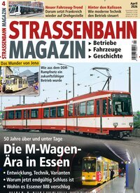 Titelbild der Ausgabe 4/2026 von Strassenbahn Magazin. Diese Zeitschrift und viele weitere Reisemagazine, Freizeitmagazine und Wissensmagazine als Abo oder epaper bei United Kiosk online kaufen.