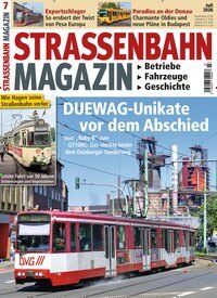 Titelbild der Ausgabe 7/2026 von Strassenbahn Magazin. Diese Zeitschrift und viele weitere Reisemagazine, Freizeitmagazine und Wissensmagazine als Abo oder epaper bei United Kiosk online kaufen.