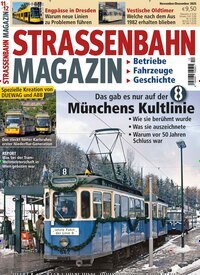 Titelbild der Ausgabe 12/2025 von Strassenbahn Magazin. Diese Zeitschrift und viele weitere Reisemagazine, Freizeitmagazine und Wissensmagazine als Abo oder epaper bei United Kiosk online kaufen.