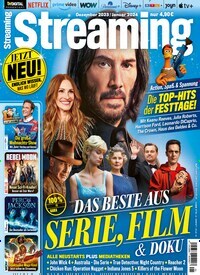 Titelbild der Ausgabe 1/2024 von Streaming. Diese Zeitschrift und viele weitere Programmzeitschriften als Abo oder epaper bei United Kiosk online kaufen.