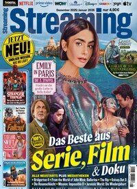 Titelbild der Ausgabe 1/2026 von Streaming. Diese Zeitschrift und viele weitere Programmzeitschriften als Abo oder epaper bei United Kiosk online kaufen.