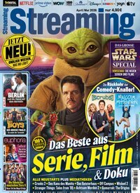 Titelbild der Ausgabe 3/2026 von Streaming. Diese Zeitschrift und viele weitere Programmzeitschriften als Abo oder epaper bei United Kiosk online kaufen.
