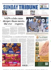 Titelbild der Ausgabe 17/2026 von Sunday Tribune. Diese Zeitschrift und viele weitere Zeitungsabos als Abo oder epaper bei United Kiosk online kaufen.