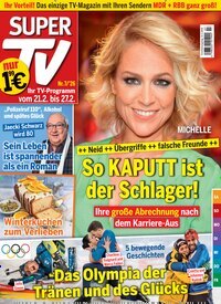 Titelbild der Ausgabe 7/2026 von Super TV. Diese Zeitschrift und viele weitere Programmzeitschriften als Abo oder epaper bei United Kiosk online kaufen.