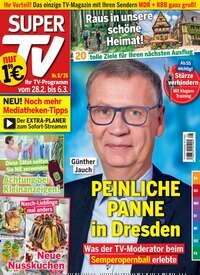 Titelbild der Ausgabe 8/2026 von Super TV. Diese Zeitschrift und viele weitere Programmzeitschriften als Abo oder epaper bei United Kiosk online kaufen.