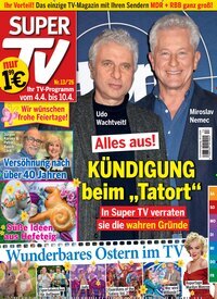 Titelbild der Ausgabe 13/2026 von Super TV. Diese Zeitschrift und viele weitere Programmzeitschriften als Abo oder epaper bei United Kiosk online kaufen.