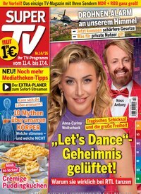 Titelbild der Ausgabe 14/2026 von Super TV. Diese Zeitschrift und viele weitere Programmzeitschriften als Abo oder epaper bei United Kiosk online kaufen.