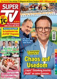 Titelbild der Ausgabe 20/2026 von Super TV. Diese Zeitschrift und viele weitere Programmzeitschriften als Abo oder epaper bei United Kiosk online kaufen.