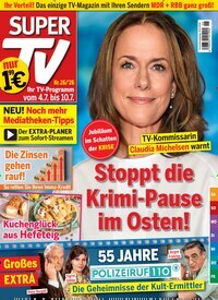 Titelbild der Ausgabe 26/2026 von Super TV. Diese Zeitschrift und viele weitere Programmzeitschriften als Abo oder epaper bei United Kiosk online kaufen.