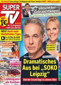 Titelbild der Ausgabe 31/2025 von Super TV. Diese Zeitschrift und viele weitere Programmzeitschriften als Abo oder epaper bei United Kiosk online kaufen.
