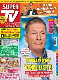 Titelbild der Ausgabe 37/2026 von Super TV. Diese Zeitschrift und viele weitere Programmzeitschriften als Abo oder epaper bei United Kiosk online kaufen.