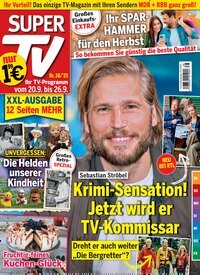 Titelbild der Ausgabe 38/2025 von Super TV. Diese Zeitschrift und viele weitere Programmzeitschriften als Abo oder epaper bei United Kiosk online kaufen.
