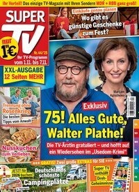 Titelbild der Ausgabe 44/2025 von Super TV. Diese Zeitschrift und viele weitere Programmzeitschriften als Abo oder epaper bei United Kiosk online kaufen.