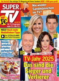 Titelbild der Ausgabe 53/2025 von Super TV. Diese Zeitschrift und viele weitere Programmzeitschriften als Abo oder epaper bei United Kiosk online kaufen.