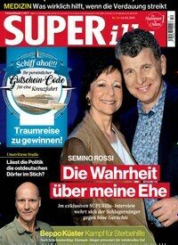 Titelbild der Ausgabe 12/2019 von SUPERillu. Diese Zeitschrift und viele weitere Lifestylemagazine und Peoplemagazine als Abo oder epaper bei United Kiosk online kaufen.
