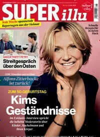 Titelbild der Ausgabe 16/2019 von SUPERillu. Diese Zeitschrift und viele weitere Lifestylemagazine und Peoplemagazine als Abo oder epaper bei United Kiosk online kaufen.