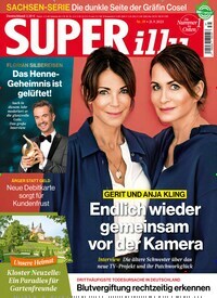 Titelbild der Ausgabe 39/2023 von SUPERillu. Diese Zeitschrift und viele weitere Lifestylemagazine und Peoplemagazine als Abo oder epaper bei United Kiosk online kaufen.