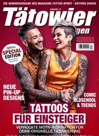 Titelbild der Ausgabe 31/2025 von Tätowiervorlagen. Diese Zeitschrift und viele weitere Reisemagazine, Freizeitmagazine und Wissensmagazine als Abo oder epaper bei United Kiosk online kaufen.