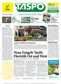 Titelbild der Ausgabe 15/2019 von TASPO. Diese Zeitschrift und viele weitere Naturzeitschriften, Landwirtschaftszeitungen und Umweltmagazine als Abo oder epaper bei United Kiosk online kaufen.