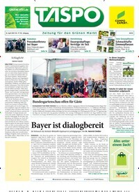 Titelbild der Ausgabe 17/2019 von TASPO. Diese Zeitschrift und viele weitere Naturzeitschriften, Landwirtschaftszeitungen und Umweltmagazine als Abo oder epaper bei United Kiosk online kaufen.
