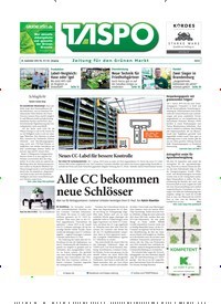 Titelbild der Ausgabe 39/2018 von TASPO. Diese Zeitschrift und viele weitere Naturzeitschriften, Landwirtschaftszeitungen und Umweltmagazine als Abo oder epaper bei United Kiosk online kaufen.