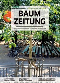 Titelbild der Ausgabe 4/2022 von Taspo Baumzeitung. Diese Zeitschrift und viele weitere Naturzeitschriften, Landwirtschaftszeitungen und Umweltmagazine als Abo oder epaper bei United Kiosk online kaufen.