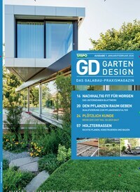 Titelbild der Ausgabe 1/2020 von Taspo Garten-Design. Diese Zeitschrift und viele weitere Naturzeitschriften, Landwirtschaftszeitungen und Umweltmagazine als Abo oder epaper bei United Kiosk online kaufen.