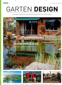 Titelbild der Ausgabe 3/2022 von Taspo Garten-Design. Diese Zeitschrift und viele weitere Naturzeitschriften, Landwirtschaftszeitungen und Umweltmagazine als Abo oder epaper bei United Kiosk online kaufen.