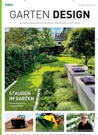 Titelbild der Ausgabe 4/2022 von Taspo Garten-Design. Diese Zeitschrift und viele weitere Naturzeitschriften, Landwirtschaftszeitungen und Umweltmagazine als Abo oder epaper bei United Kiosk online kaufen.
