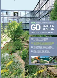 Titelbild der Ausgabe 8/2019 von Taspo Garten-Design. Diese Zeitschrift und viele weitere Naturzeitschriften, Landwirtschaftszeitungen und Umweltmagazine als Abo oder epaper bei United Kiosk online kaufen.
