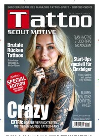 Titelbild der Ausgabe 118/2026 von Tattoo Scout. Diese Zeitschrift und viele weitere Reisemagazine, Freizeitmagazine und Wissensmagazine als Abo oder epaper bei United Kiosk online kaufen.