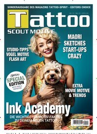 Titelbild der Ausgabe 119/2026 von Tattoo Scout. Diese Zeitschrift und viele weitere Reisemagazine, Freizeitmagazine und Wissensmagazine als Abo oder epaper bei United Kiosk online kaufen.