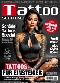 Titelbild der Ausgabe 121/2026 von Tattoo Scout. Diese Zeitschrift und viele weitere Reisemagazine, Freizeitmagazine und Wissensmagazine als Abo oder epaper bei United Kiosk online kaufen.