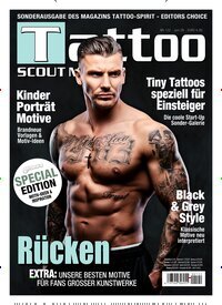Titelbild der Ausgabe 122/2026 von Tattoo Scout. Diese Zeitschrift und viele weitere Reisemagazine, Freizeitmagazine und Wissensmagazine als Abo oder epaper bei United Kiosk online kaufen.