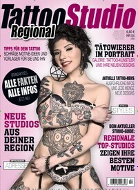 Titelbild der Ausgabe 4/2022 von Tattoo Studio. Diese Zeitschrift und viele weitere Reisemagazine, Freizeitmagazine und Wissensmagazine als Abo oder epaper bei United Kiosk online kaufen.