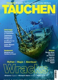 Titelbild der Ausgabe 6/2026 von Tauchen. Diese Zeitschrift und viele weitere Sportmagazine als Abo oder epaper bei United Kiosk online kaufen.