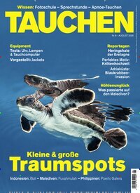 Titelbild der Ausgabe 8/2026 von Tauchen. Diese Zeitschrift und viele weitere Sportmagazine als Abo oder epaper bei United Kiosk online kaufen.
