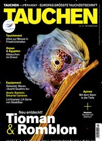 Titelbild der Ausgabe 10/2025 von Tauchen. Diese Zeitschrift und viele weitere Sportmagazine als Abo oder epaper bei United Kiosk online kaufen.