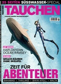 Titelbild der Ausgabe 60/2019 von TAUCHEN. Diese Zeitschrift und viele weitere Sportmagazine als Abo oder epaper bei United Kiosk online kaufen.
