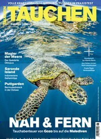 Titelbild der Ausgabe 60/2023 von TAUCHEN. Diese Zeitschrift und viele weitere Sportmagazine als Abo oder epaper bei United Kiosk online kaufen.