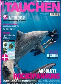 Titelbild der Ausgabe 80/2018 von TAUCHEN. Diese Zeitschrift und viele weitere Sportmagazine als Abo oder epaper bei United Kiosk online kaufen.
